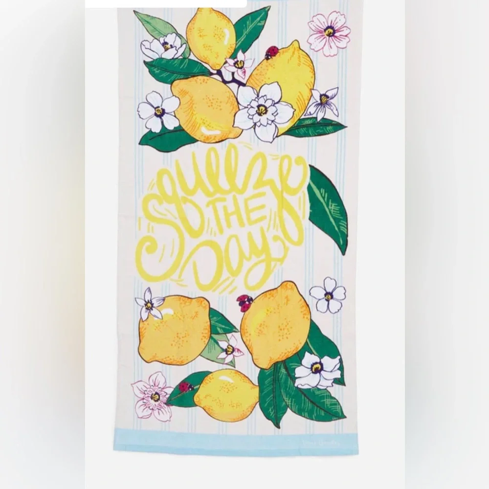 Vera Bradley Beach Towel in Lemon Grove